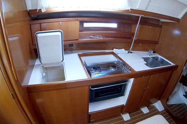 Dufour 365 Skiros Medsail Malta Sailing Yachts Charters Galley