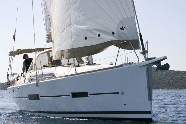 Dufour 382 - medsail- Pleasant Company Under Sail