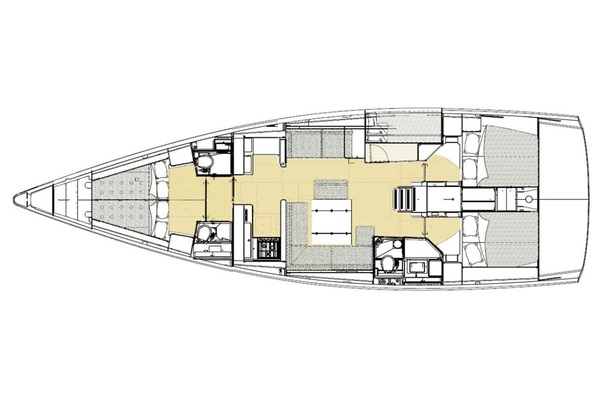 Dufour 520GL - Warriors Tale - Medsail-Malta-Malta Charters - Layout